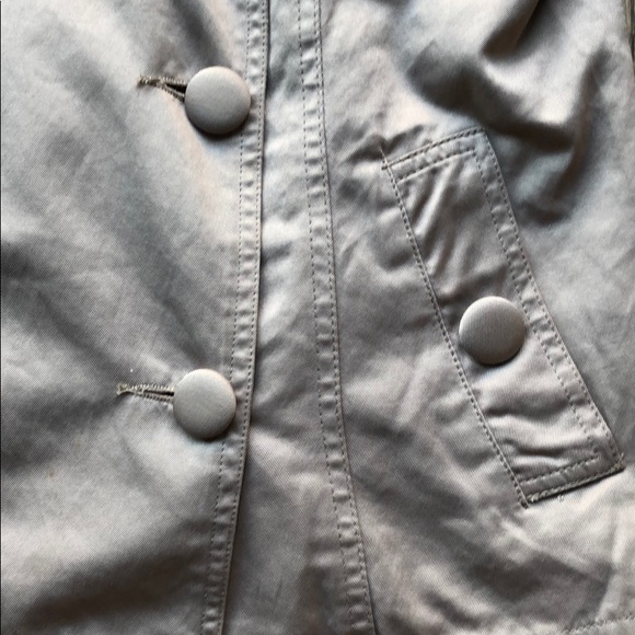 Taupe Belted Bell Sleeve Trench Coat - Picture 2 of 7